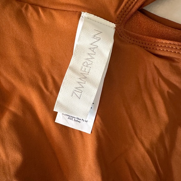 Zimmerman Asymmetrical One piece Swimsuit Size 3 - Picture 7 of 10